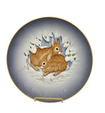 1975 Hutschenreuther Annual plate, Rabbits