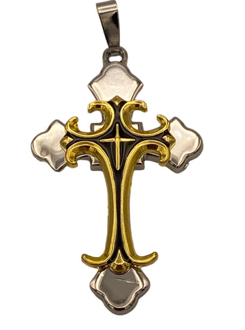 Tri Color Stainless Steel Cross