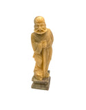 Vintage Chinese Hand Carve Soapstone Old Wise Man