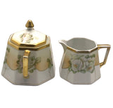 Vintage 1940's JSV Germany Cream and Sugar Set