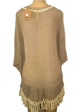 Kori America Olive Boho Tunic Top