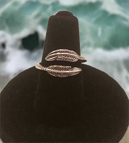 925 Silver Leaf Ring