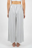 Lovein Navy Stripe Boho Pocket Pants Large