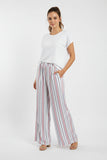 🦋 Lovein Pink Stripe Boho Pocket Pants 🦋