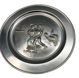 Vintage Metawa Holland Christmas 1972 Pewter Collector Plate #2389