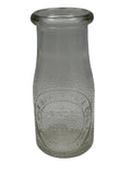 Vintage Heritage Company 1/2 Pint Glass Milk Bottles Set of 6