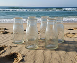 Vintage Heritage Company 1/2 Pint Glass Milk Bottles Set of 6