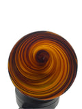 Vintage Murano Vase Brown Swirl