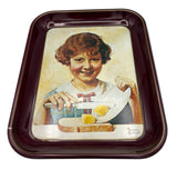 Vintage 1975 Norman Rockwell "The Butter Girl" Collector's Tray