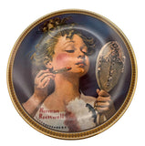 Norman Rockwell "Making Believe at the Mirror" Plate Number: 8456F