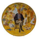 Vintage 1979 "Norman Rockwell Remembered" Limited Edition Collector's Plate