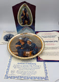 Vintage 1981 Norman Rockwell "Reminiscing" Collector Plate #01041