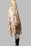 Origami Leopard Print Kimono
