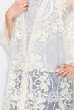 Origami Ivory Lace Floral Kimono