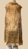 Origami Taupe Black Hi-Lo Oversized Vest
