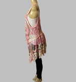 Origami Fuchsia Oversize Lace Vest