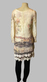 Origami Ivory Venice Long Sleeve All Lace Dress