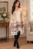 Origami Ivory Venice Long Sleeve All Lace Dress