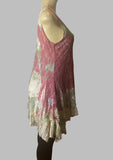 Origami Mauve Floral Lined All Lace Dress
