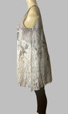 Origami Black and White Aztec Lined All Lace Tunic Dress with Pockets