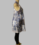 Origami Blue Sequin Lace with Stars Vest