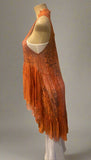 Origami Hi-Lo Lace Rust Vest