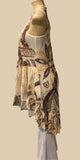 Origami Hi-Lo Lace Natural Flower Vest