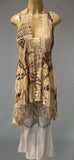 Origami Hi-Lo Lace Natural Flower Vest