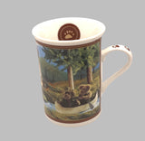 Danbury Mint Vintage Boyds Bear Collector Mugs "On Bear Pond"