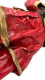 Vintage Handmade Paper Mache Santa Claus Figurine