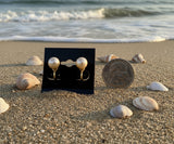 Vintage Patented Clip On Pearl Earrings