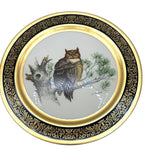 Vintage Pickard China Limited Edition Great Horned Owl Plate #2408