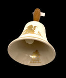 Vintage 1980's Danbury Mint Pickard China Lions Bell