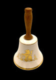 Vintage 1980's Danbury Mint Pickard China Lions Bell