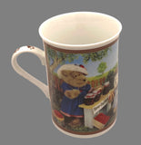 Danbury Mint Vintage Boyds Bear Collector Mugs "Picking Strawbearies"