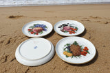 Vintage Furstenberg Set of 4 Fruit Coasters