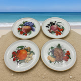 Vintage Furstenberg Set of 4 Fruit Coasters