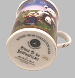 Danbury Mint Vintage Boyds Bear Collector Mugs "Proud to be Bearmerican!"