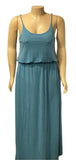 Plus Size Spaghetti Strap Ash Teal