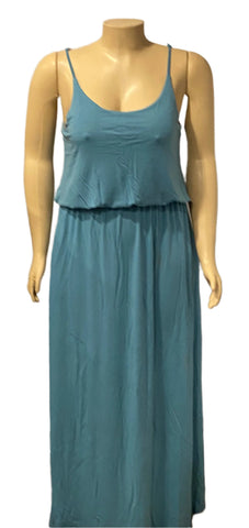 Plus Size Spaghetti Strap Ash Teal