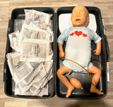 Used Laerdal Resci Baby with 17 New Airways