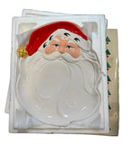 Vintage Avon brand's "Jolly Santa" collection from 1986