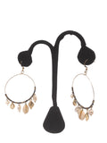 BoHo Gold Fashion Beaded Shell Earrings