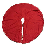 Vintage 2002 Burgundy Prima Creations Christmas Tree Skirt