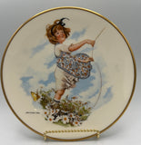 Sarah S. Stilwell Weber Royal Devon 1977 Plate #477 “Springtime Breezes”