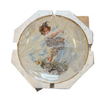 Sarah S. Stilwell Weber Royal Devon 1977 Plate #477 “Springtime Breezes”