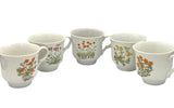 Vintage Set of 5 Takahashi Tea Cups