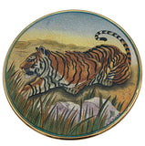 Vintage 1973 Limited Edition "The Tiger" By Artist V. Tiziano Plate #733