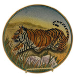 Vintage 1973 Limited Edition "The Tiger" By Artist V. Tiziano Plate #733