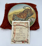 Vintage 1973 Limited Edition "The Tiger" By Artist V. Tiziano Plate #733